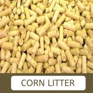 Corn cat litter