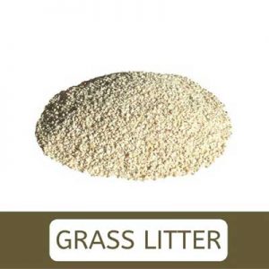 Grass cat litter