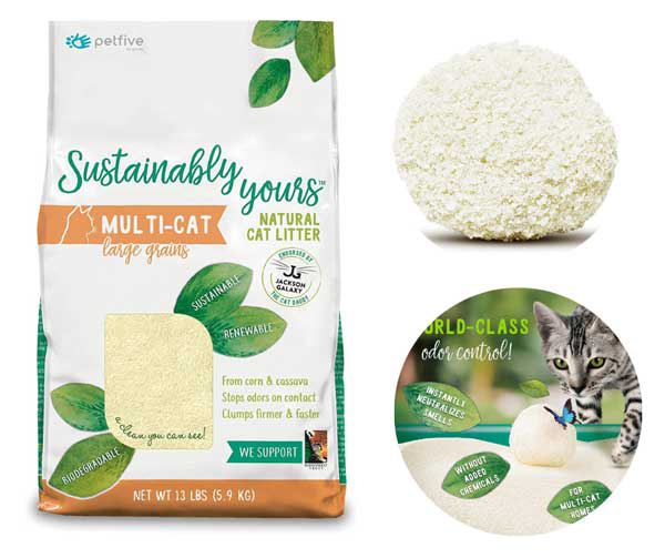 Petfive Sustainably Yours Natural Litter